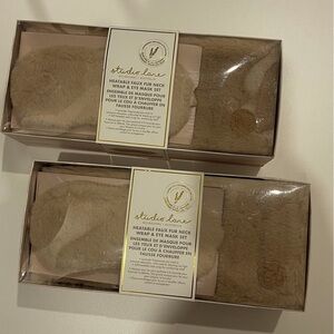 Heatable Faux fur Neck Wrap & Eye Mask Set( Brand New)